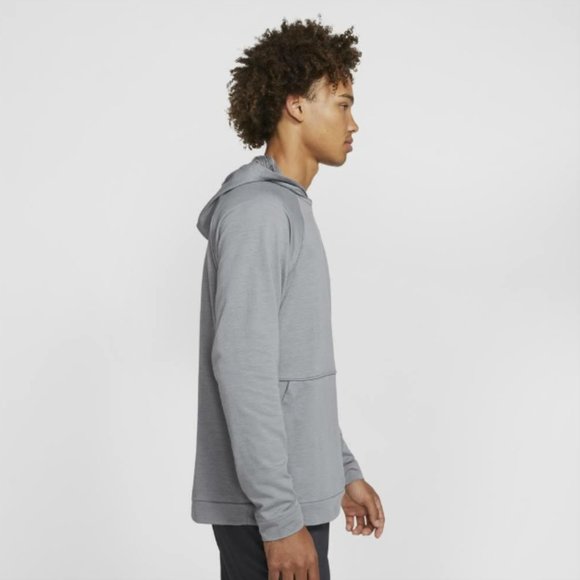Hurley Mens Mongoose Dri FIT Long Sleeve Lightweight Hoodie Gray Medium - Picture 3 of 8